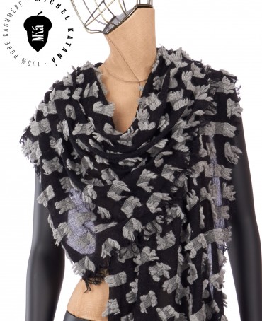 Палантин Унисекс CutT.W100_24DMW-11.2/BL